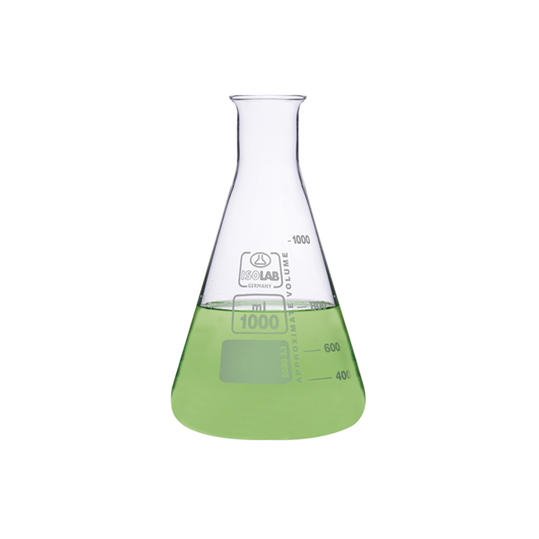 Matraz Erlenmeyer cuello estrecho. Modelo 027.01