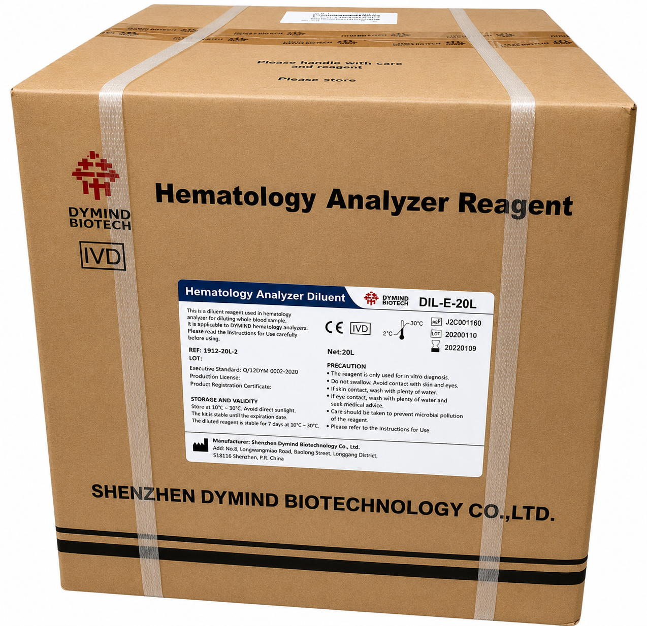Diluyente para analizadores DYMIND DH22, DH36