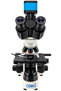 Microscopio Triocular biológico con cámara HD,  CDM