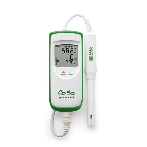 Medidor portátil e impermeable de pH/CE/TDS