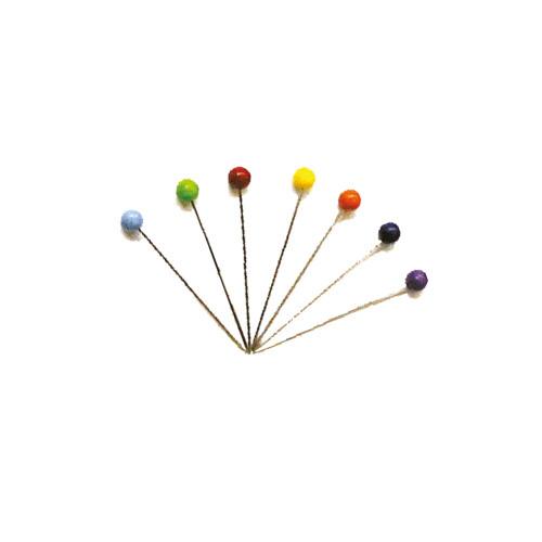 Alfiler cabeza de plástico. Modelo AL2600. Marca: nacional