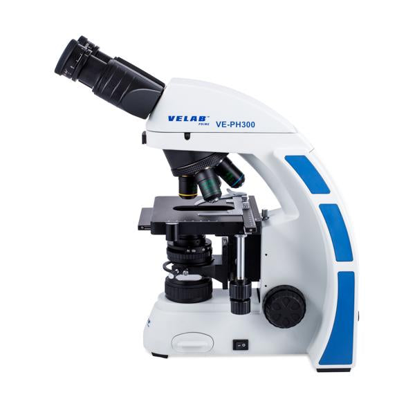 Microscopio binocular de contraste de fases. Modelo VE-PH300. Marca: velab