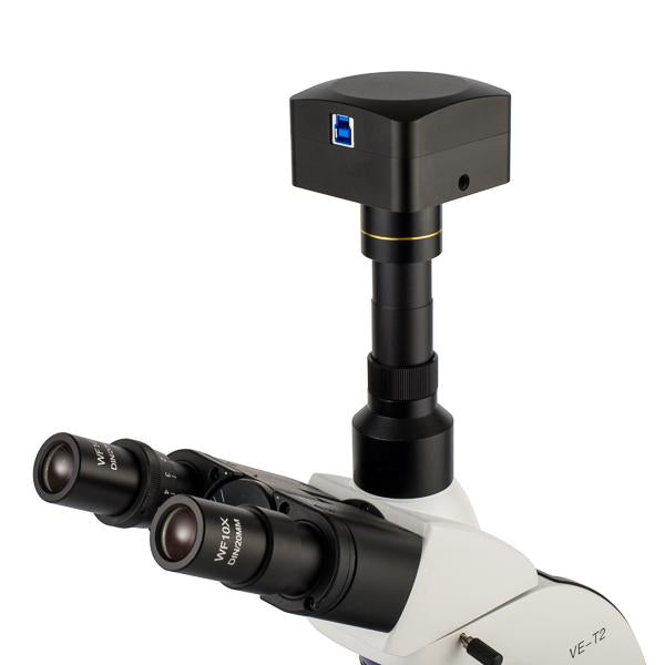 Cámara de microscopio para PC de 18 MP. Modelo VE-LX1800.Marca: velab