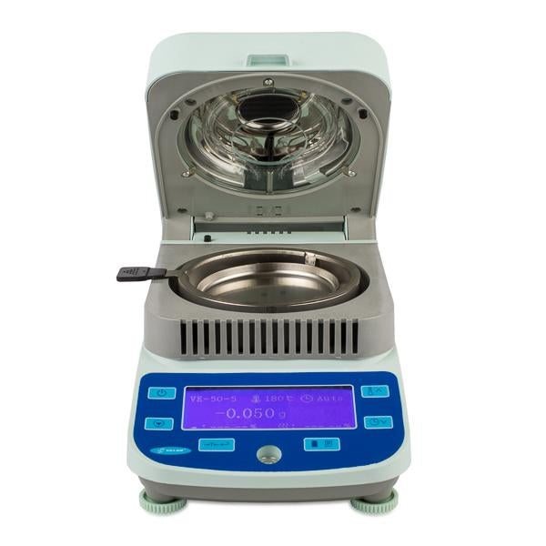 Balanza electrónica para medir humedad. Modelo VE-50-5. Marca: Velab