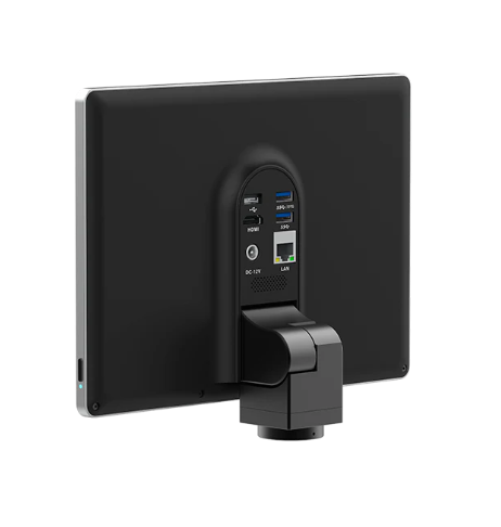Tablet con cámara integrada para microscopio.