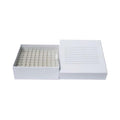 Caja de cartón criogénica para criotubos 2ml. Modelo CRM-2860-2. Marca: crm glob