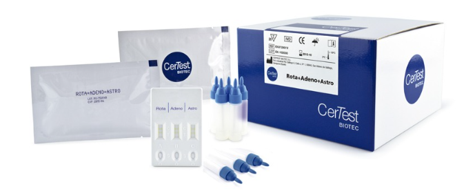Prueba de Rotavirus, Adenovirus y Astrovirus