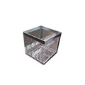 Cesto de metal galvanizado redondo 40x20cm. Modelo AE010-C. Marca: aesa