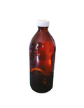 Botella de vidrio ámbar. Modelo CVQ3041