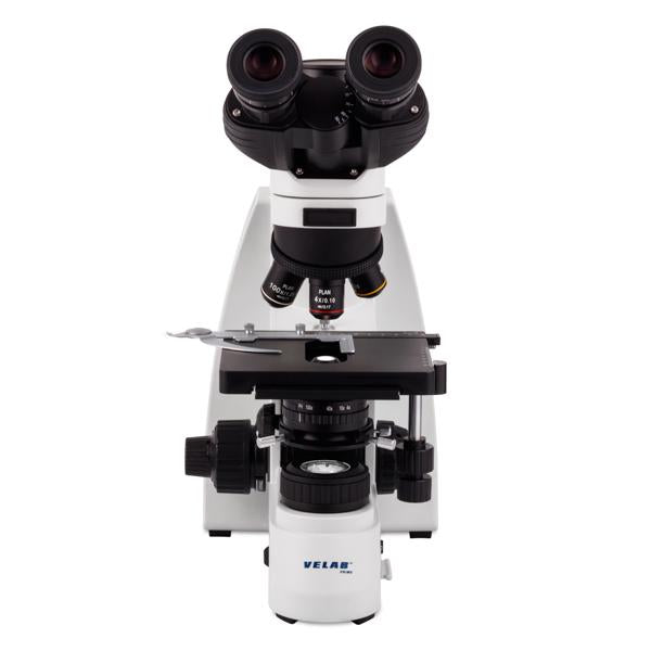 Microscopio triocular biológico. Modelo VE-T300. Marca: velab