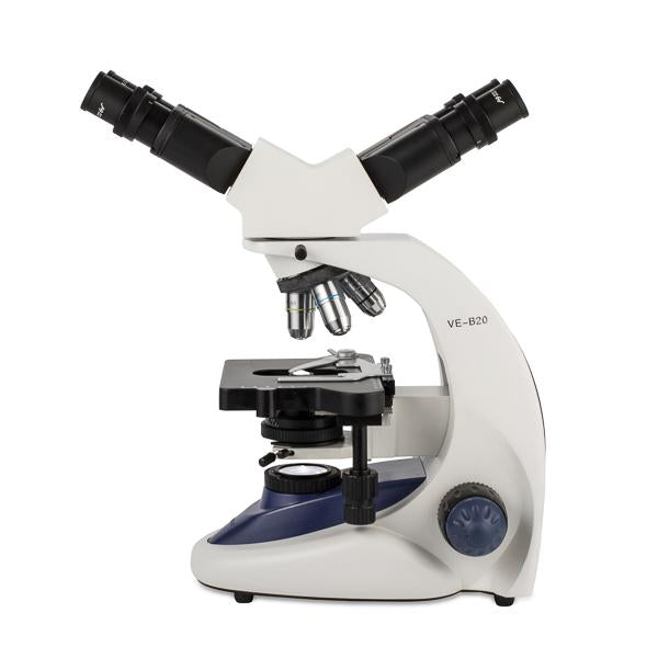 Microscopio biológico de doble cabezal. Modelo VE-B20. Marca: velab