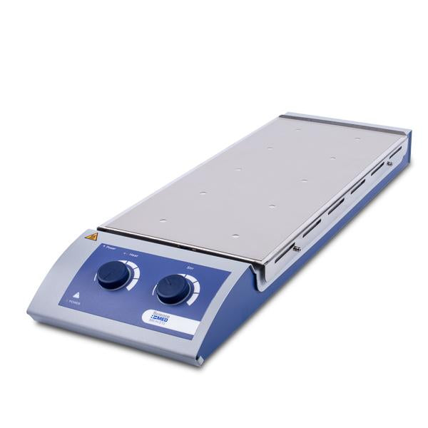 Agitador magnético análogo de 10 posiciones con placa de calentamiento.