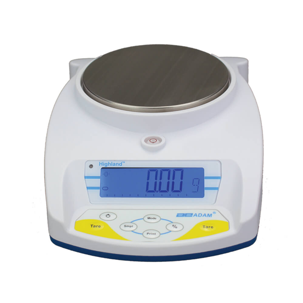 Balanza de precisión portátil Highland. Modelo HCB 123. Marca: ADAM