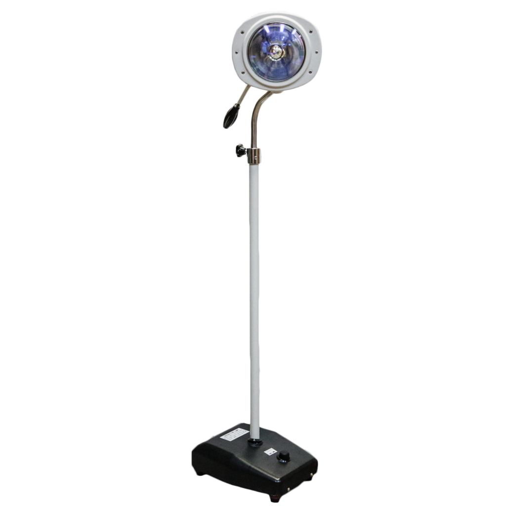 Lámpara de luz fría sin sombra con un reflector. Modelo HLAB-751. Marca: Hlab