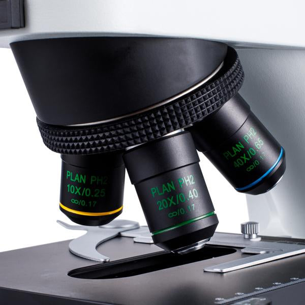 Microscopio binocular de contraste de fases. Modelo VE-PH300. Marca: velab