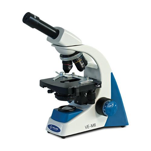 Microscopio monocular biológico. Modelo VE-M6. Marca: velab