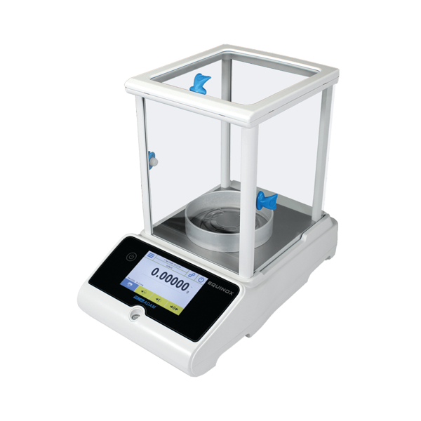 Balanza análitica Equinox Cal. Interna. Modelo EAB125I. Marca: ADAM