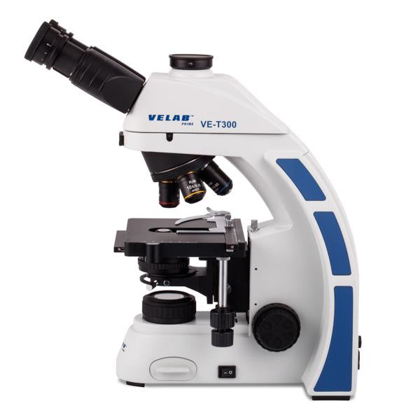 Microscopio triocular biológico. Modelo VE-T300. Marca: velab