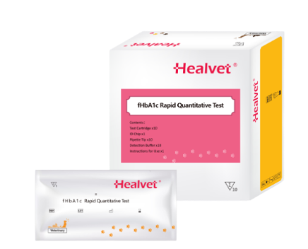 Prueba Rápida Cuantitativa de Hemoglobina Glicosilada Felina (fHbA1c)