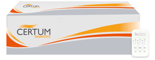 Prueba de Influenza y Parainfluenza  3 en 1- CERTUM