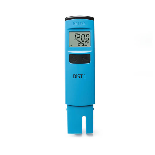 Medidor de TDS de bolsillo a prueba de agua DiST 1 (0-2000 ppm). Modelo HI98301.