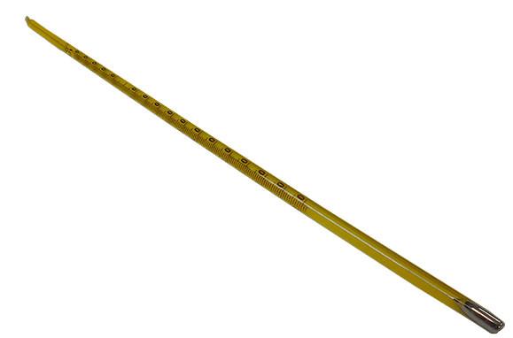 Termómetro de vidrio de alcohol de -10 a 100°C. Modelo CVQ 10100. Marca: duve