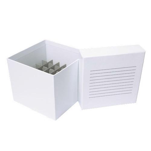 Caja de cartón criogénica para tubos de centrífuga de 15ml. Modelo CRM-2860-15.