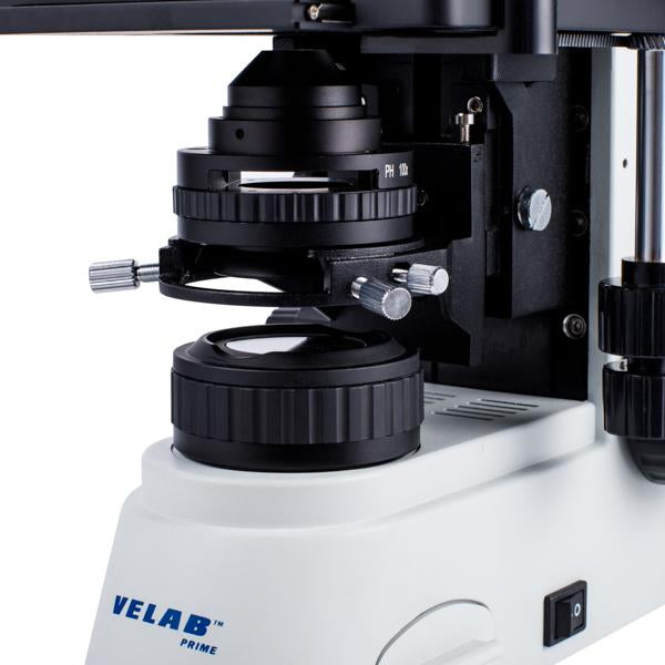 Microscopio binocular de contraste de fases. Modelo VE-PH300. Marca: velab