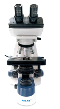 Microscopio binocular biológico. Modelo VE-B3P. Marca: velab