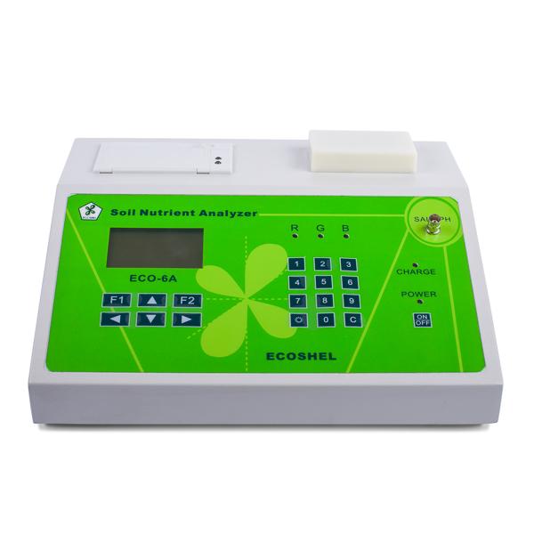Analizador de nutrientes en suelo. Modelo ECO-6A. Marca: Ecoshel