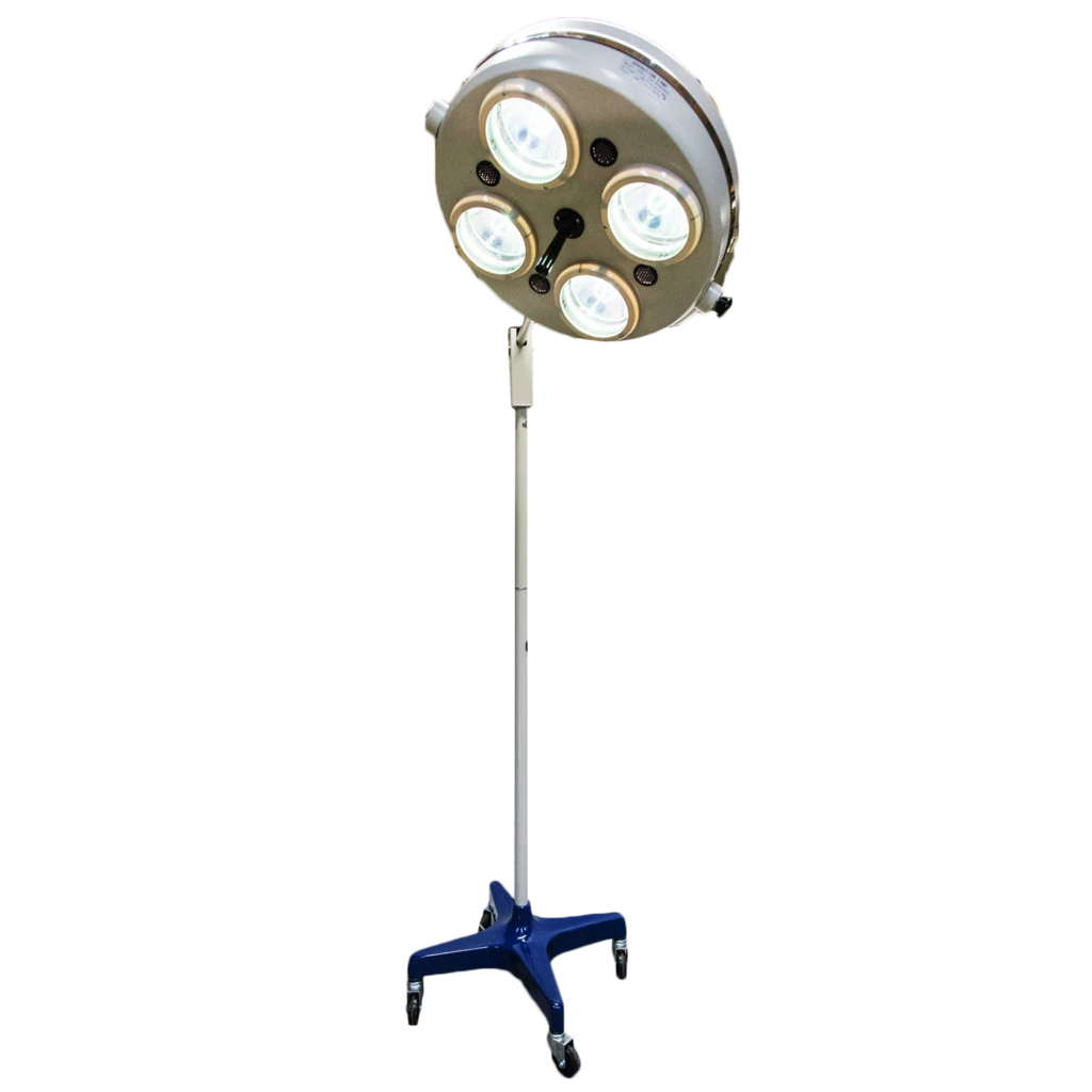 Lámpara de luz fría de cirugía sin sombra. Modelo HLAB-734. Marca: Hlab