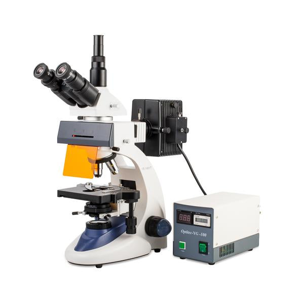 Microscopio de epifluorescencia. Modelo VE-146YT. Marca: velab