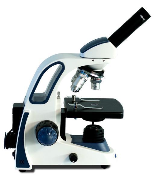 Microscopio monocular biológico. Modelo VE-M3. Marca: velab