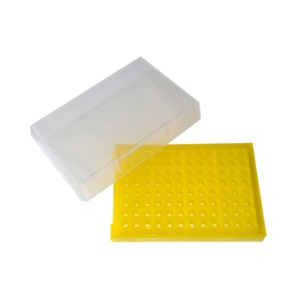 Caja para almacenar tubos PCR de 0.2ml. Modelo CRM-23461-02.
