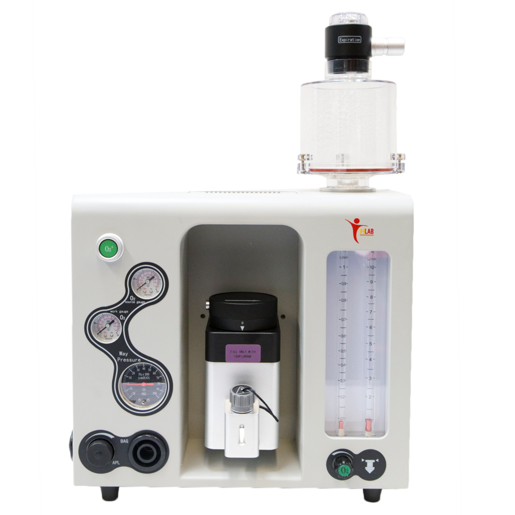 Maquina veterinaria de anestesia. Modelo RE902. Marca:hlab