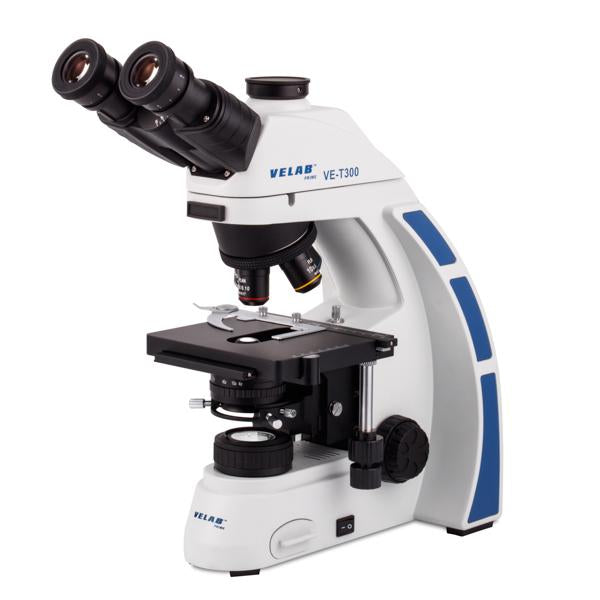 Microscopio triocular biológico. Modelo VE-T300. Marca: velab