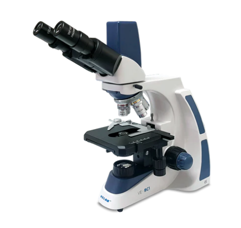 Microscopio binocular biológico con cámara digital. Modelo VE-BC1. Marca: velab