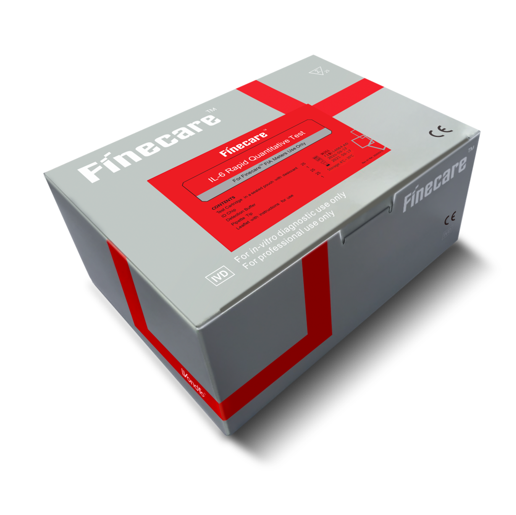 Reactivo Finecare Interleucina 6 (IL-6) - Caja de 25 pruebas, imagen del fabricante Wondfo