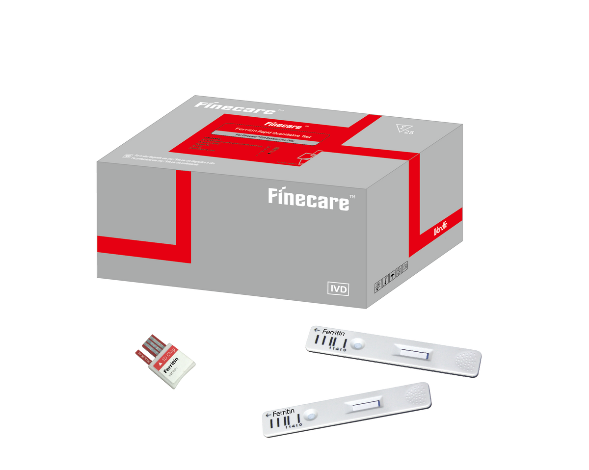 Reactivo Finecare Ferritina - Caja de 25 pruebas, imagen del fabricante Wondfo