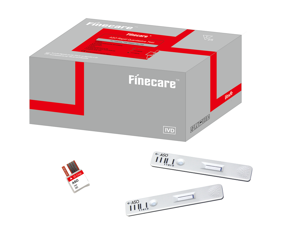 Reactivo Finecare ASO - Caja de 25 pruebas, imagen del fabricante Wondfo
