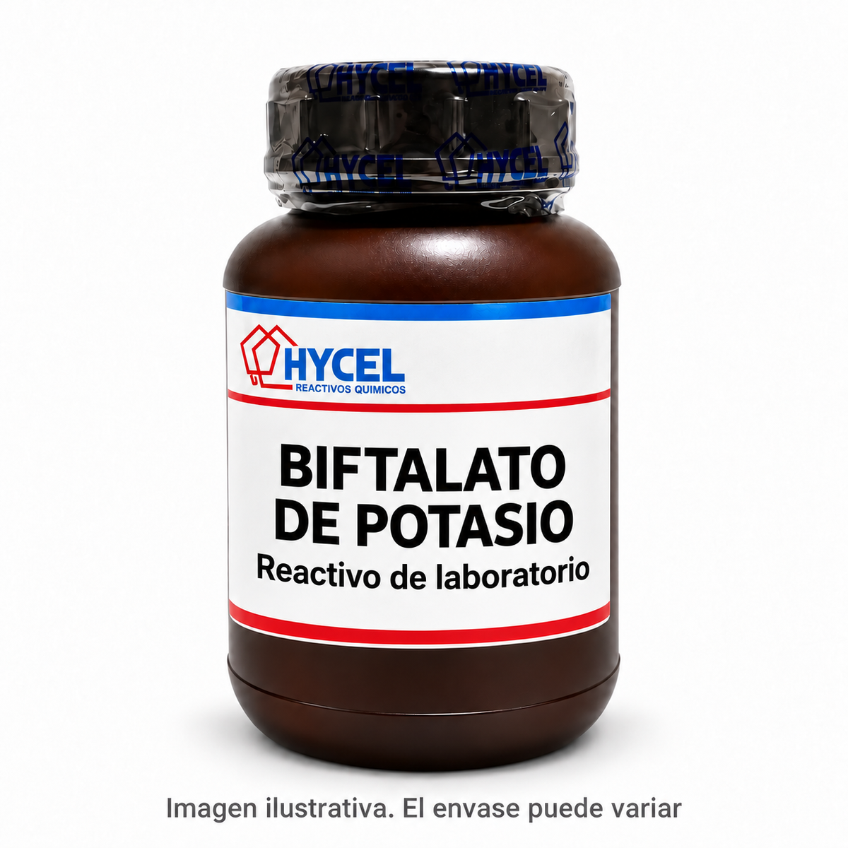 BIFTALATO DE POTASIO Reactivo de laboratorio. Imagen ilustrativa. El envase puede variar.