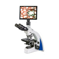 Microscopio Trinocular Prisma 400-LCD con Pantalla. Marca: ICB