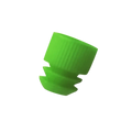 Tapón Verde Para Tubo De Ensayo 16 mm – 500pzas