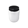 Vaso cilindrico 2000ml Con Tapa Rosca Negra