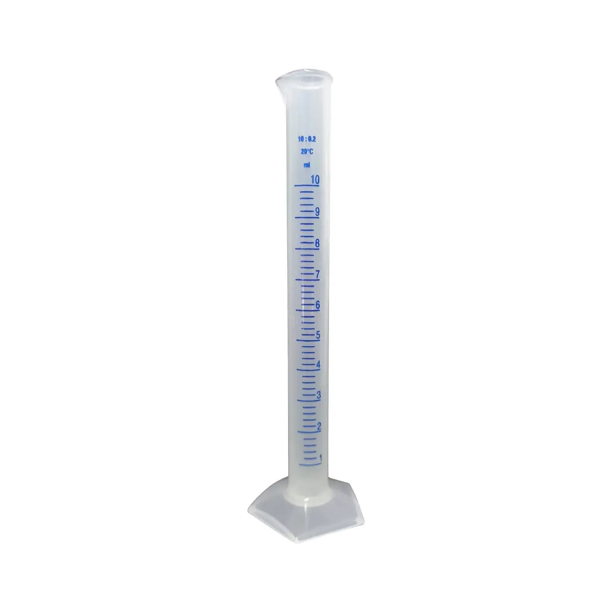Probeta Graduada Forma Alta Azul 10ml
