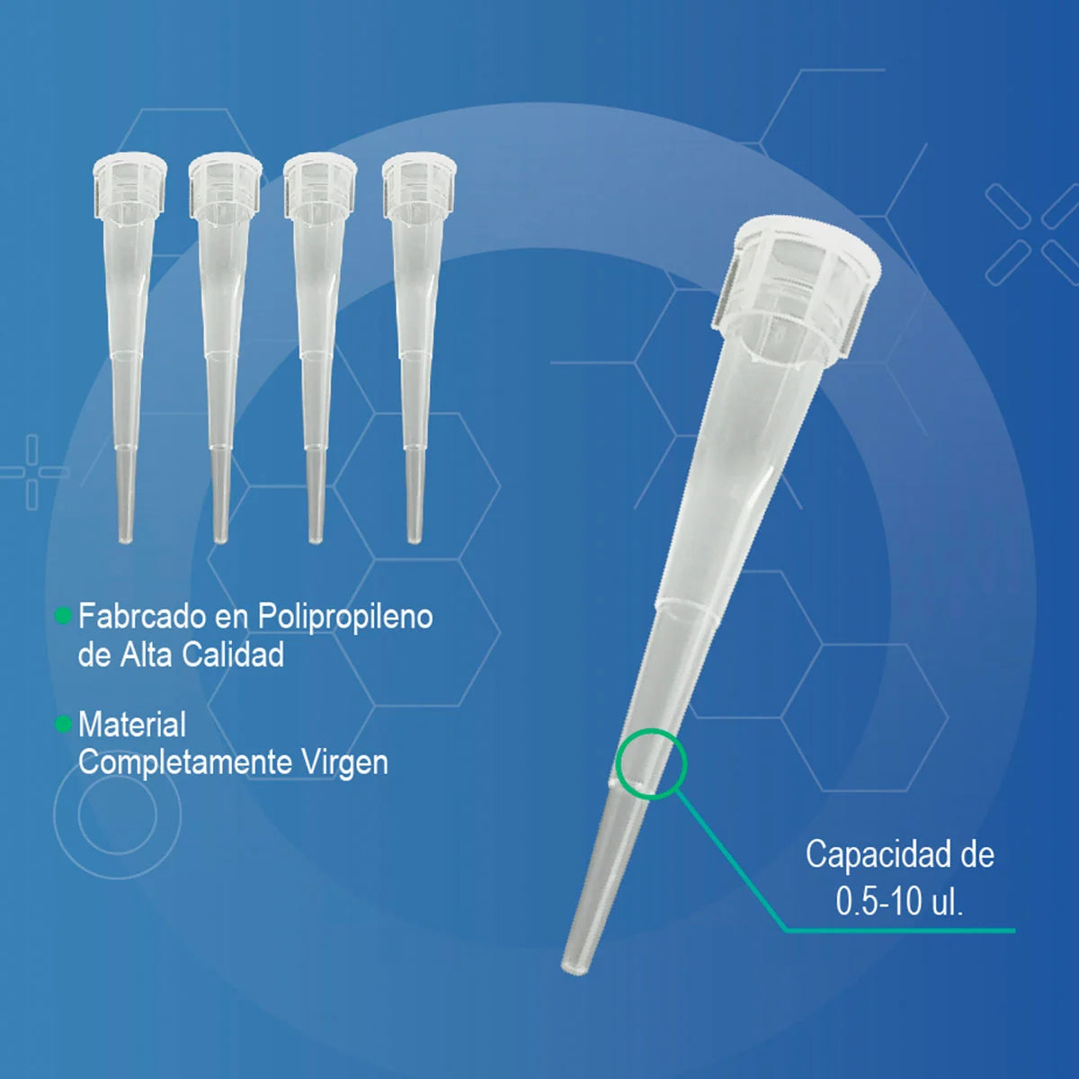 Puntas Ultramicro tipo Gilson10μl - PIY105153