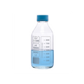 Botella de vidrio con tapa de rosca